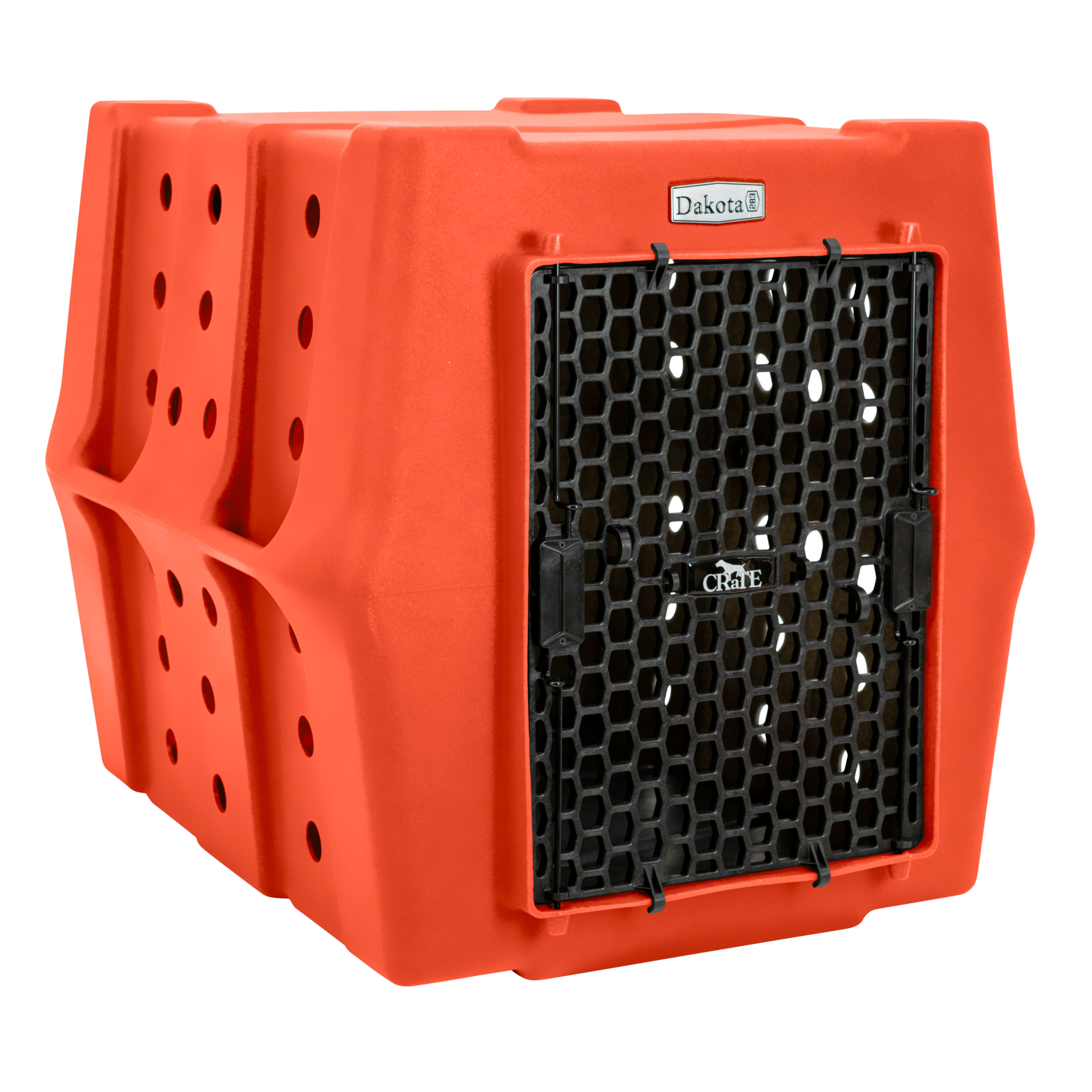 Dakota 283 Canine Rough and Tough Economy Kennel — Intermediate, Orange, Model# D2-CRATE-MD-ORA